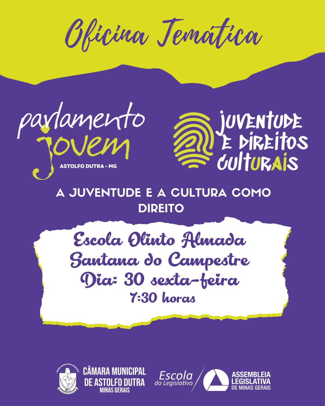 Oficina Temática – Parlamento Jovem 2025