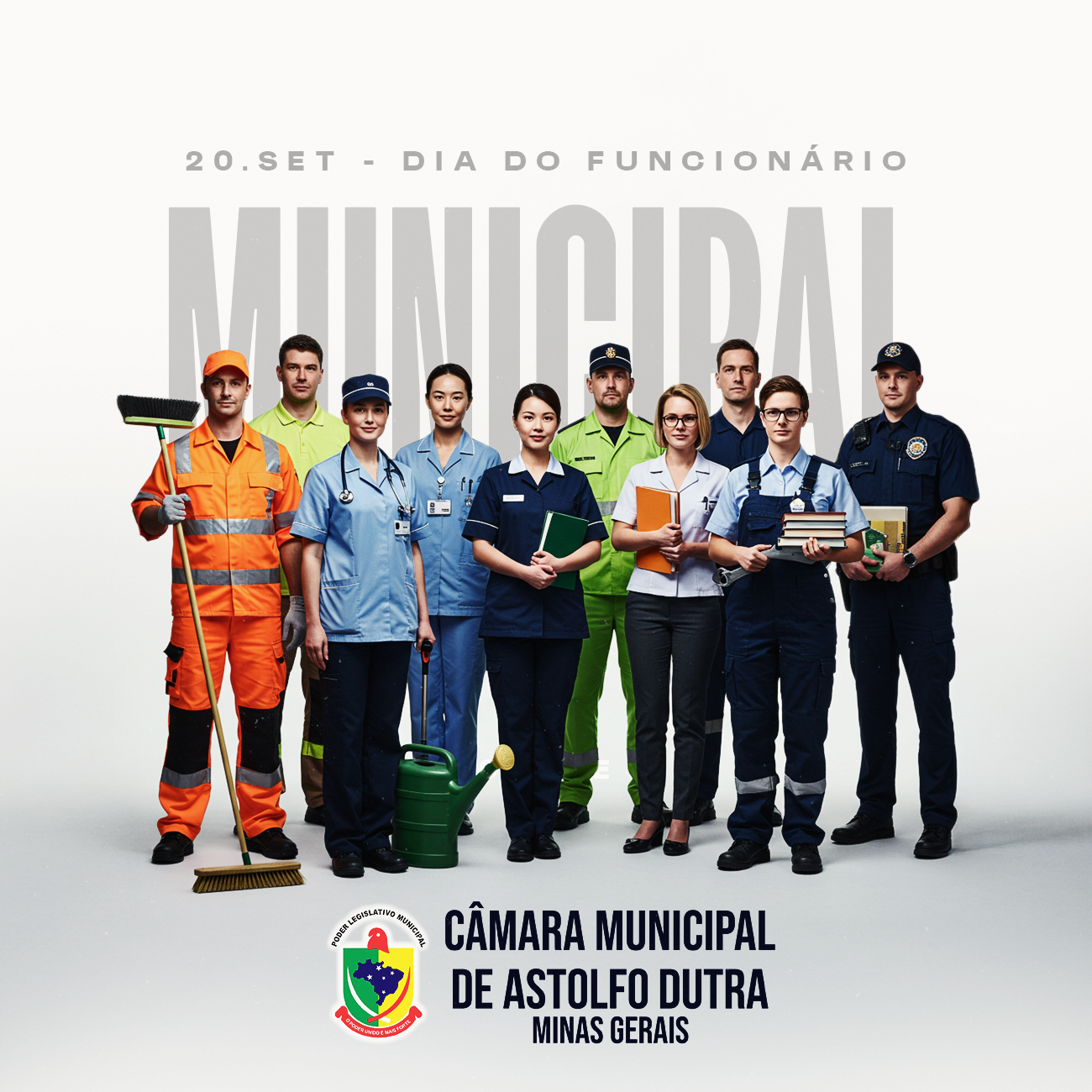 A Câmara Municipal de Astolfo Dutra deseja a todos os funcionários municipais um dia de reconhecimento, 