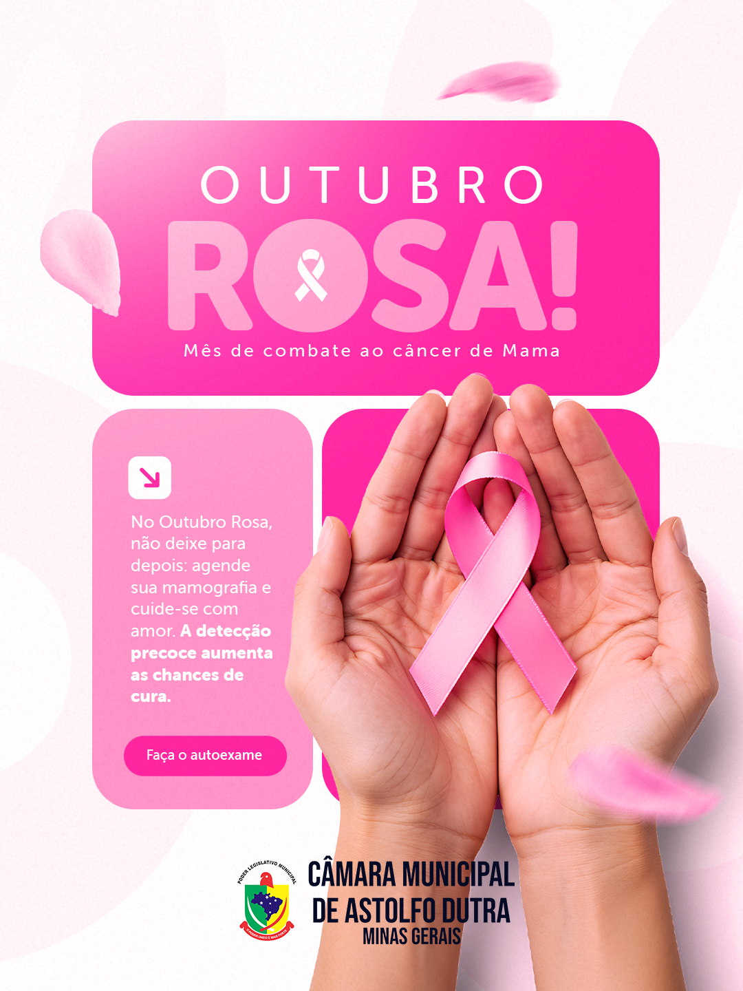 Outubro Rosa – Mês de Combate ao Câncer de Mama 