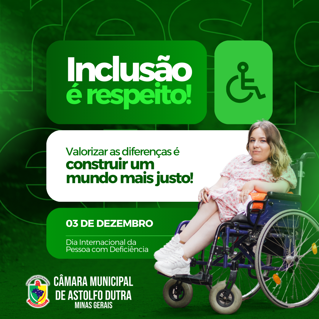 Dia Internacional da Pessoa com Deficiência | 03 de Dezembro
