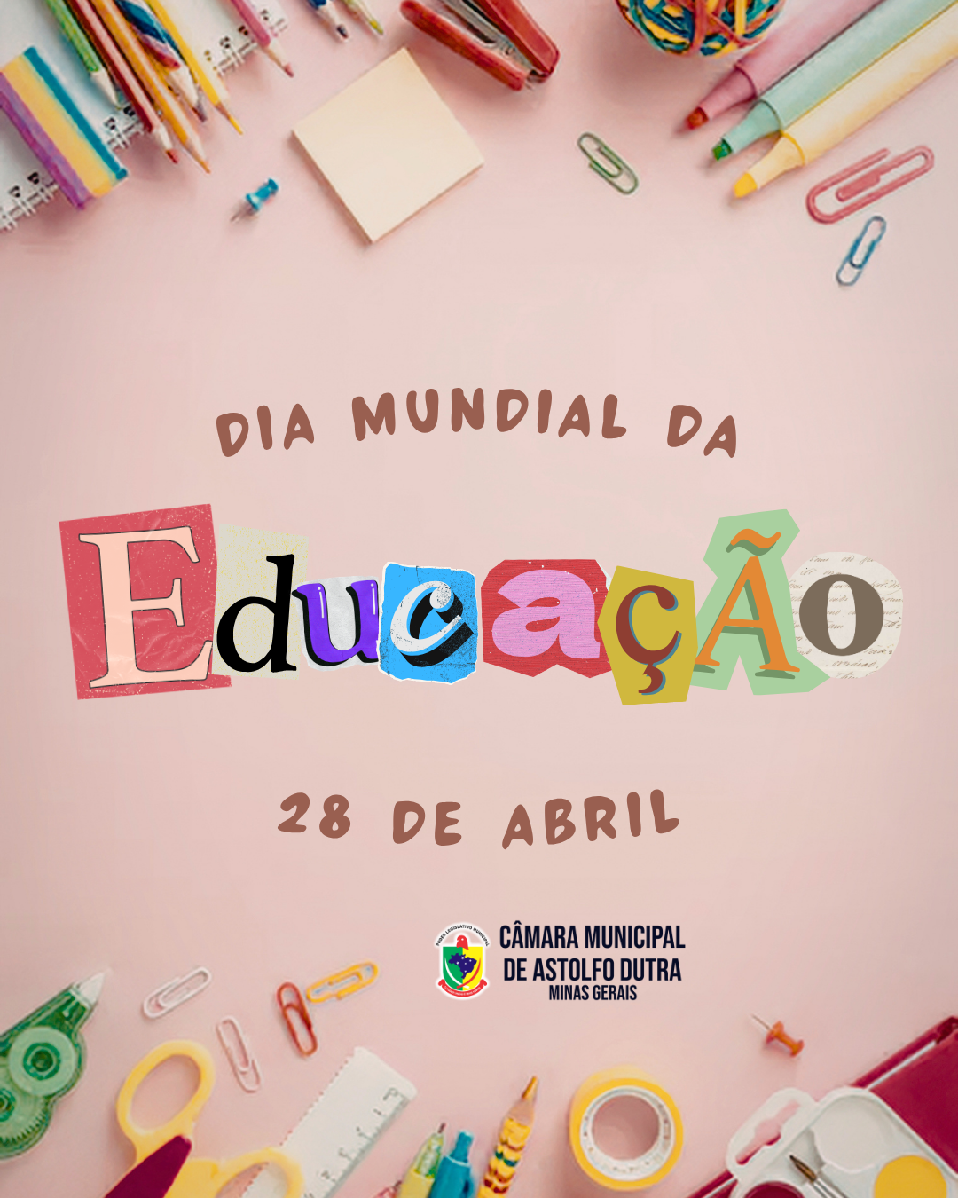 Hoje celebramos a força transformadora da educação — o caminho que abre portas, constrói sonhos e forma cidadãos mais conscientes e preparados para o futuro.